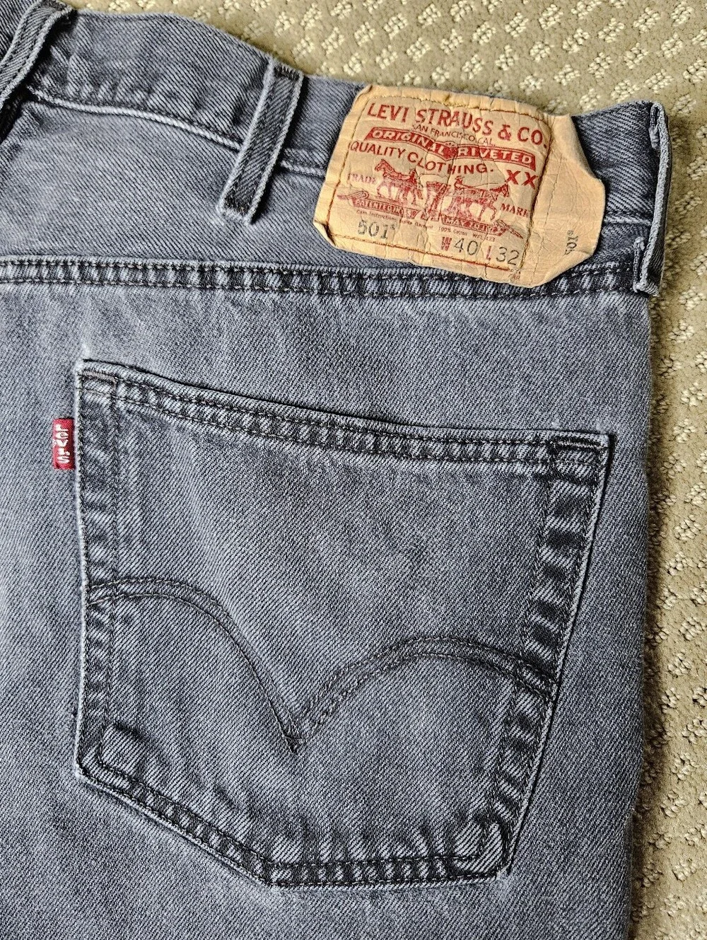 Levis ▪︎heavily faded
